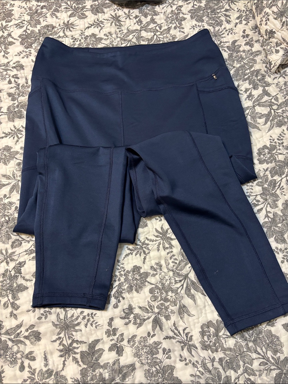 Spyder Navy High-Waist Active Leggings